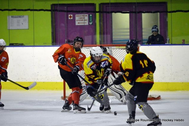 Photo hockey reportage Fem élite : Les Aigles emportés par les Rafales