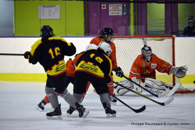 Photo hockey reportage Fem élite : Les Aigles emportés par les Rafales