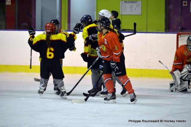 Photo hockey reportage Fem élite : Les Aigles emportés par les Rafales