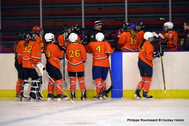 Photo hockey reportage Fem élite : Les Aigles emportés par les Rafales