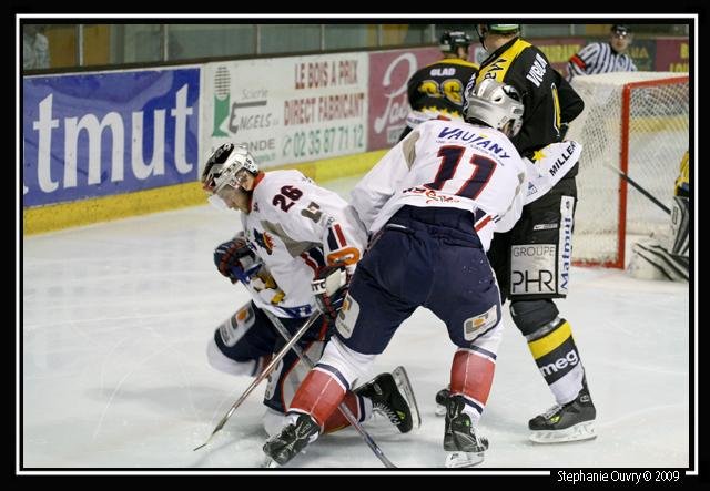 Photo hockey match Rouen - Grenoble  le 17/03/2009