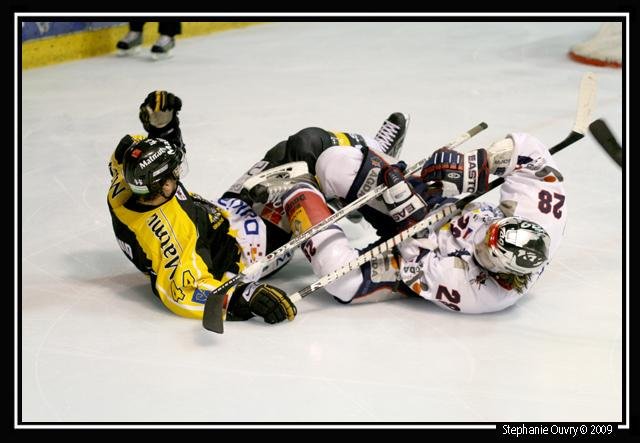 Photo hockey match Rouen - Grenoble  le 17/03/2009