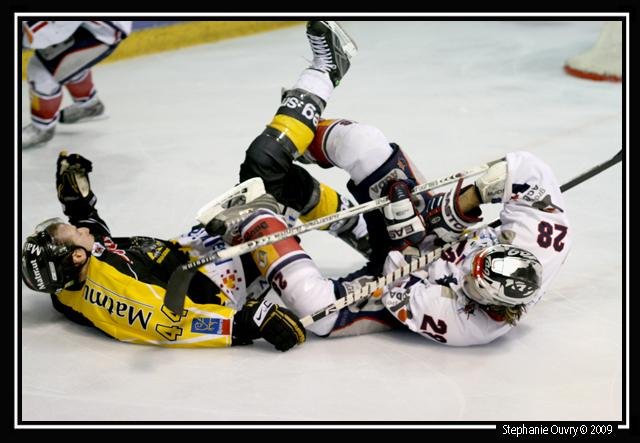 Photo hockey match Rouen - Grenoble  le 17/03/2009