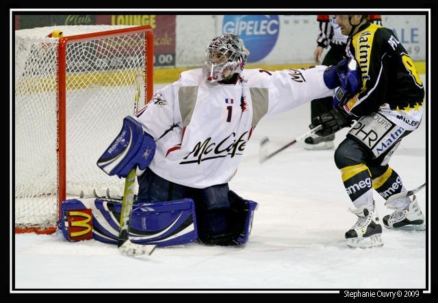 Photo hockey match Rouen - Grenoble  le 17/03/2009