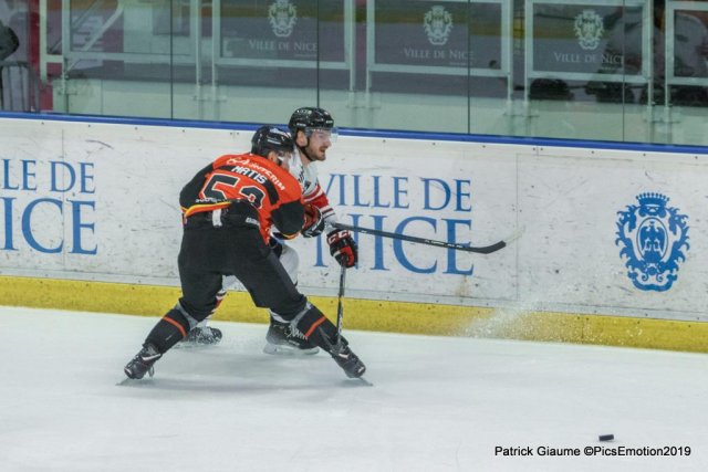 Photo hockey match Nice - Bordeaux le 01/02/2019