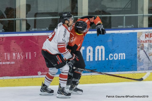 Photo hockey match Nice - Bordeaux le 01/02/2019