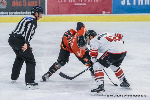 Photo hockey match Nice - Bordeaux le 01/02/2019