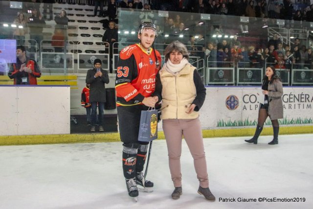 Photo hockey match Nice - Bordeaux le 01/02/2019