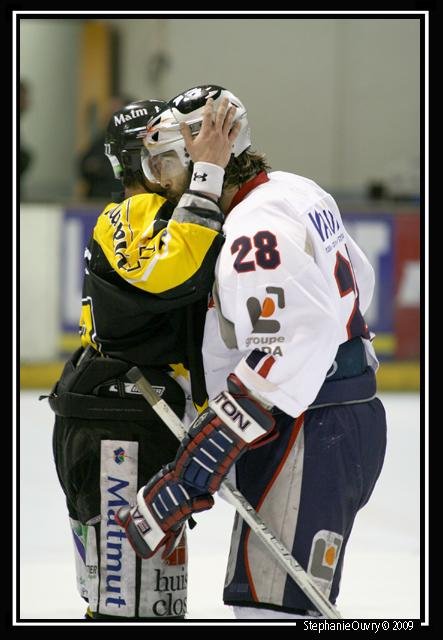 Photo hockey match Rouen - Grenoble  le 17/03/2009