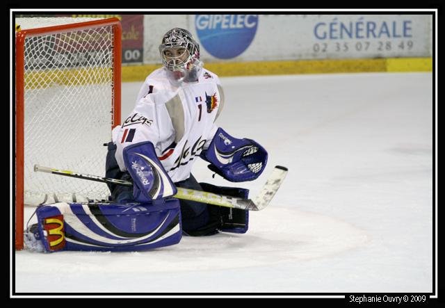 Photo hockey match Rouen - Grenoble  le 17/03/2009