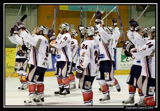 Photo hockey match Rouen - Grenoble  le 17/03/2009