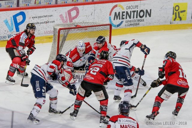 Photo hockey match Amiens  - Angers  le 03/02/2019
