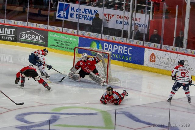 Photo hockey match Amiens  - Angers  le 03/02/2019