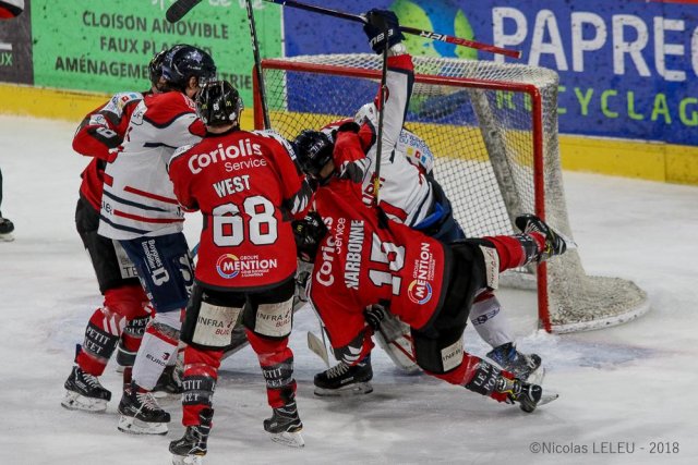 Photo hockey match Amiens  - Angers  le 03/02/2019