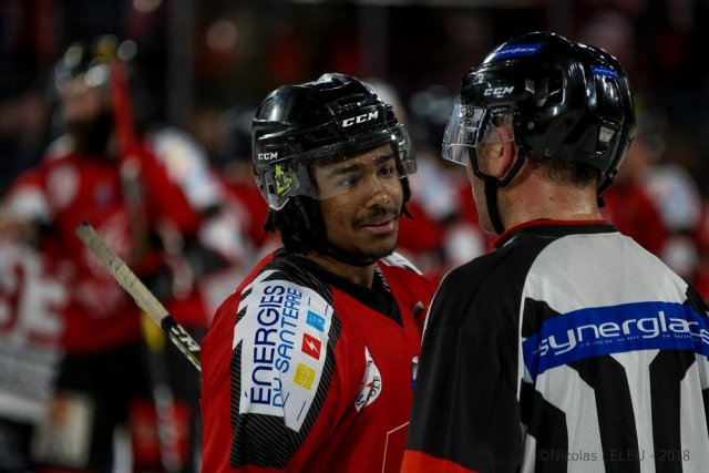Photo hockey match Amiens  - Angers  le 03/02/2019