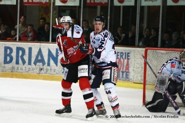 Photo hockey match Briançon  - Angers  le 21/03/2009
