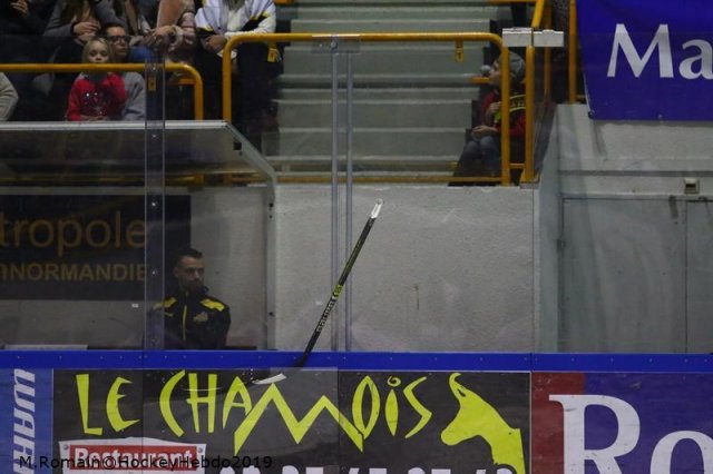 Photo hockey match Rouen - Lyon le 12/02/2019