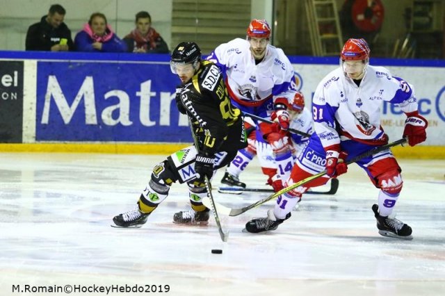 Photo hockey match Rouen - Lyon le 12/02/2019