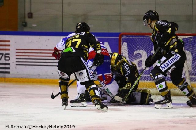 Photo hockey match Rouen - Lyon le 12/02/2019