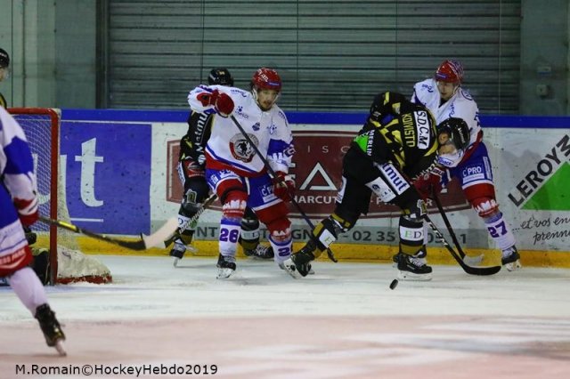 Photo hockey match Rouen - Lyon le 12/02/2019