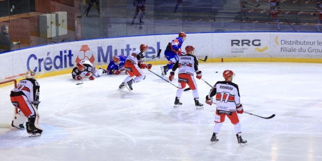 Photo hockey match Lyon - Anglet le 14/02/2019