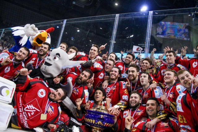 Photo hockey match Amiens  - Lyon le 17/02/2019