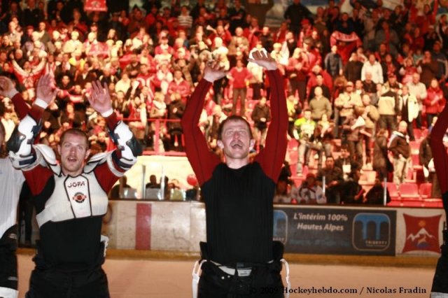 Photo hockey match Briançon  - Angers  le 21/03/2009