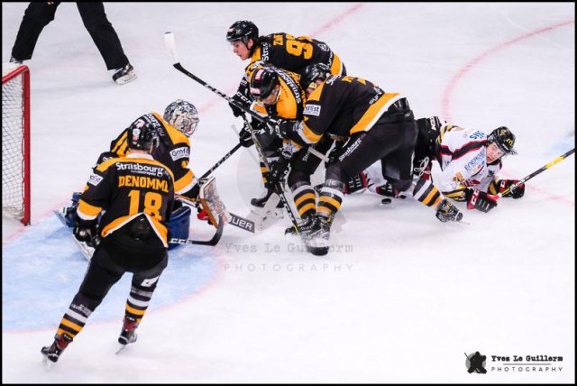Photo hockey match Amiens  - Strasbourg  le 16/02/2019