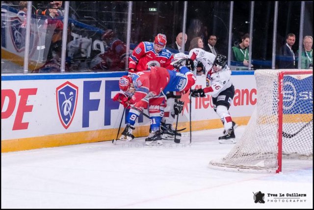 Photo hockey match Lyon - Chamonix  le 16/02/2019