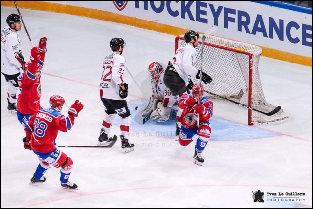 Photo hockey match Lyon - Chamonix  le 16/02/2019
