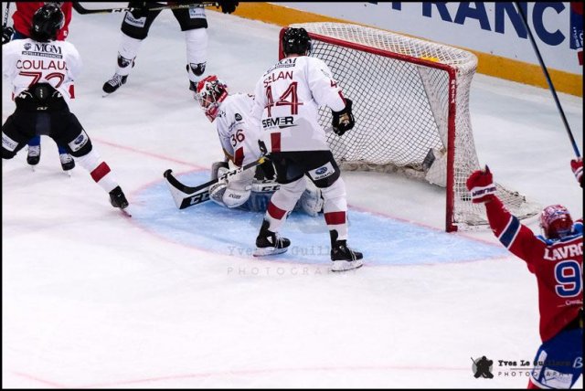 Photo hockey match Lyon - Chamonix  le 16/02/2019