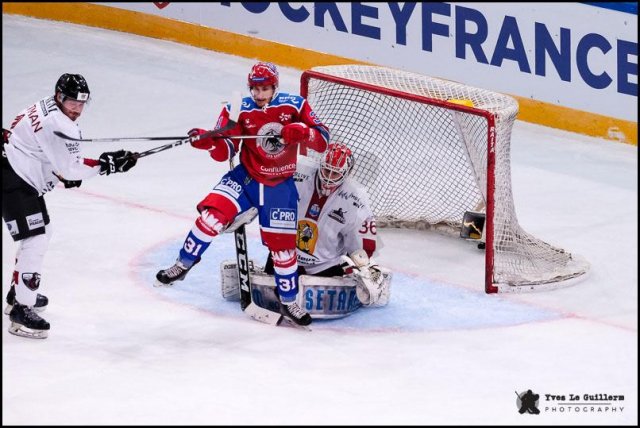 Photo hockey match Lyon - Chamonix  le 16/02/2019