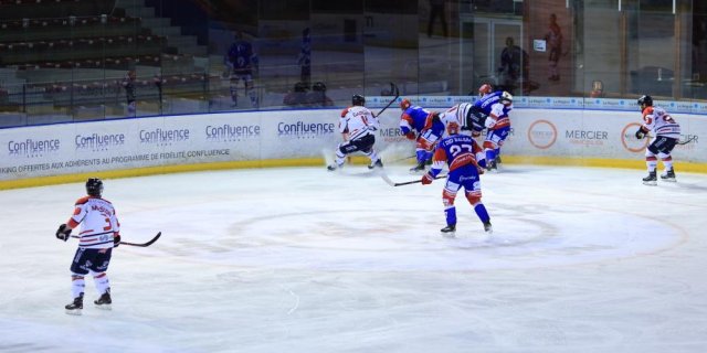 Photo hockey match Lyon - Angers  le 22/02/2019