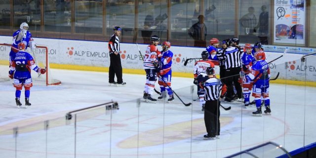 Photo hockey match Lyon - Angers  le 22/02/2019