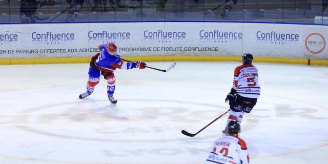 Photo hockey match Lyon - Angers  le 22/02/2019