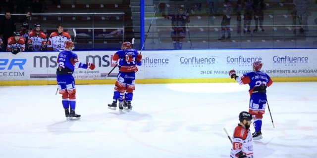 Photo hockey match Lyon - Angers  le 22/02/2019