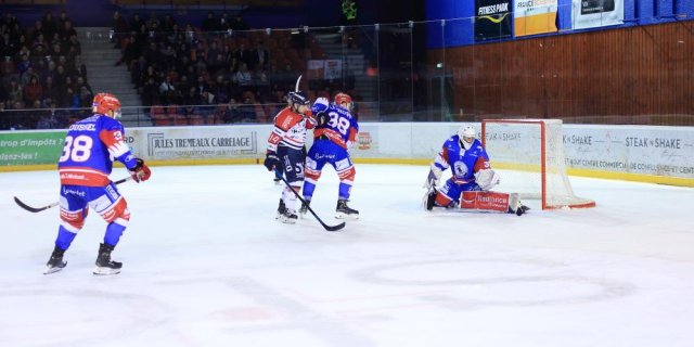 Photo hockey match Lyon - Angers  le 22/02/2019