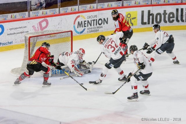 Photo hockey match Amiens  - Chamonix  le 22/02/2019