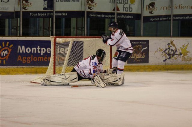 Photo hockey match Montpellier  - Nice le 21/03/2009