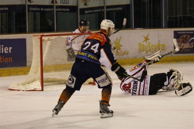 Photo hockey match Montpellier  - Nice le 21/03/2009