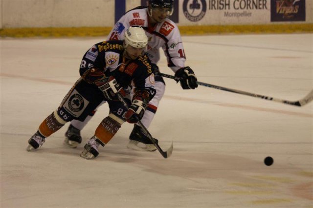 Photo hockey match Montpellier  - Nice le 21/03/2009
