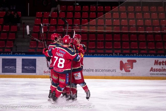 Photo hockey match Grenoble  - Rouen II le 24/02/2019