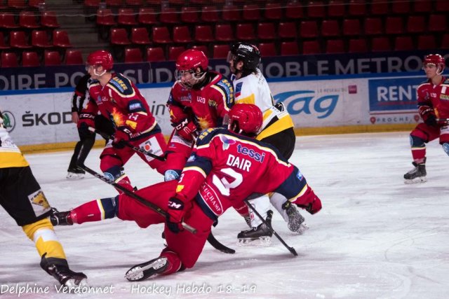 Photo hockey match Grenoble  - Rouen II le 24/02/2019