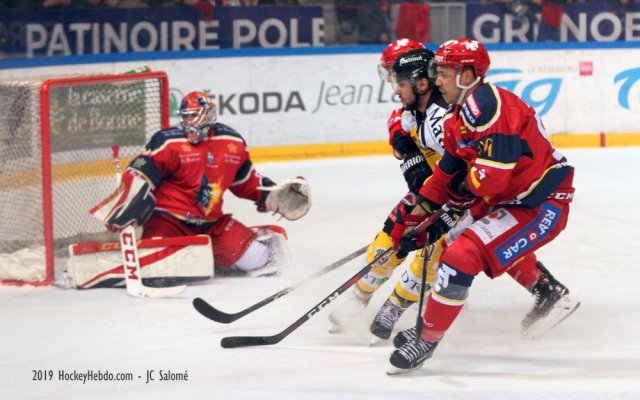 Photo hockey match Grenoble  - Rouen le 26/02/2019