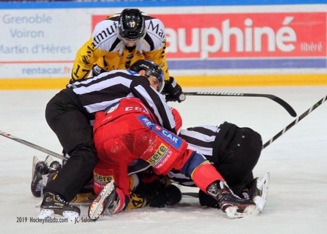 Photo hockey match Grenoble  - Rouen le 26/02/2019