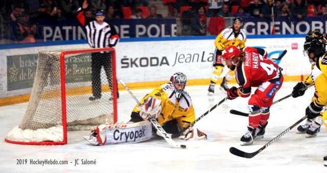 Photo hockey match Grenoble  - Rouen le 26/02/2019
