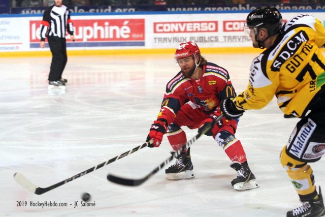 Photo hockey match Grenoble  - Rouen le 26/02/2019