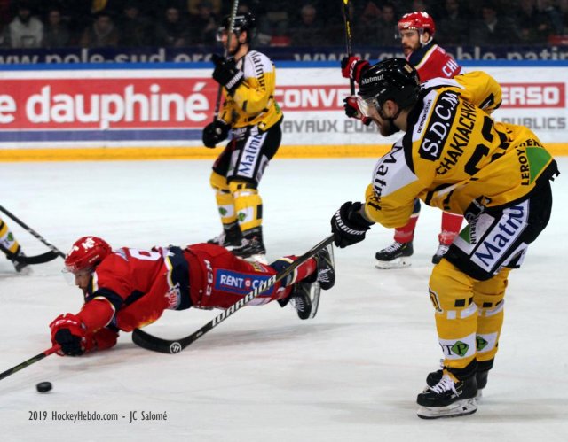 Photo hockey match Grenoble  - Rouen le 26/02/2019