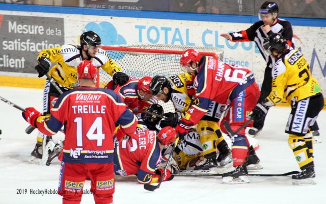 Photo hockey match Grenoble  - Rouen le 26/02/2019