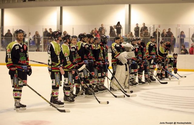 Photo hockey match Nimes - Luxembourg le 23/02/2019